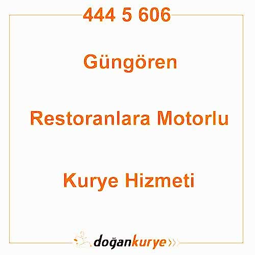 G�ng�ren Restoranlara Motorlu Kurye Kiralama